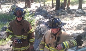 Forest Highlands Flagstaff Fire Service with gas detectors