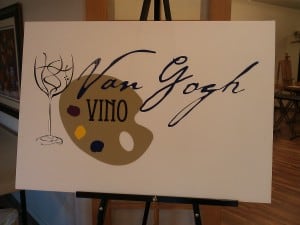 Carrie Curran Van Gogh Vino Painting Scottsdale AZ