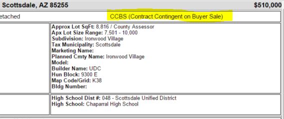 CCBS MLS status